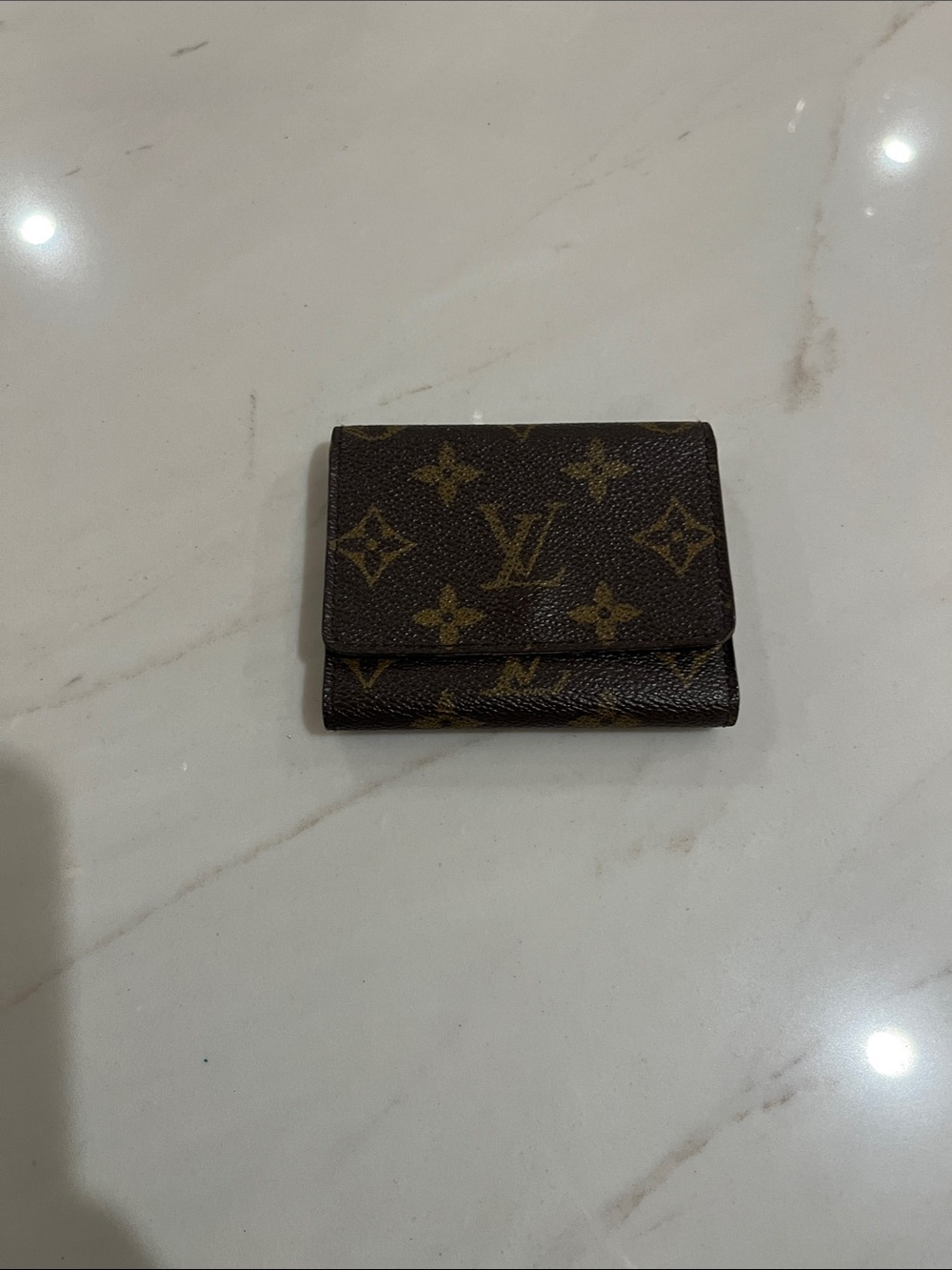 Louis Vuitton Monogram Compact Trifold Card Holder - Brown/Gold Monogram